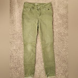 Olive Green Skinny Jeans